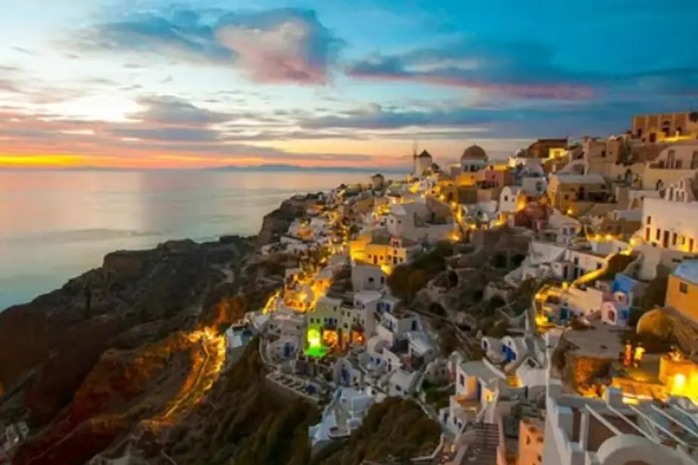 Santorini: private Bootstour durch die Caldera